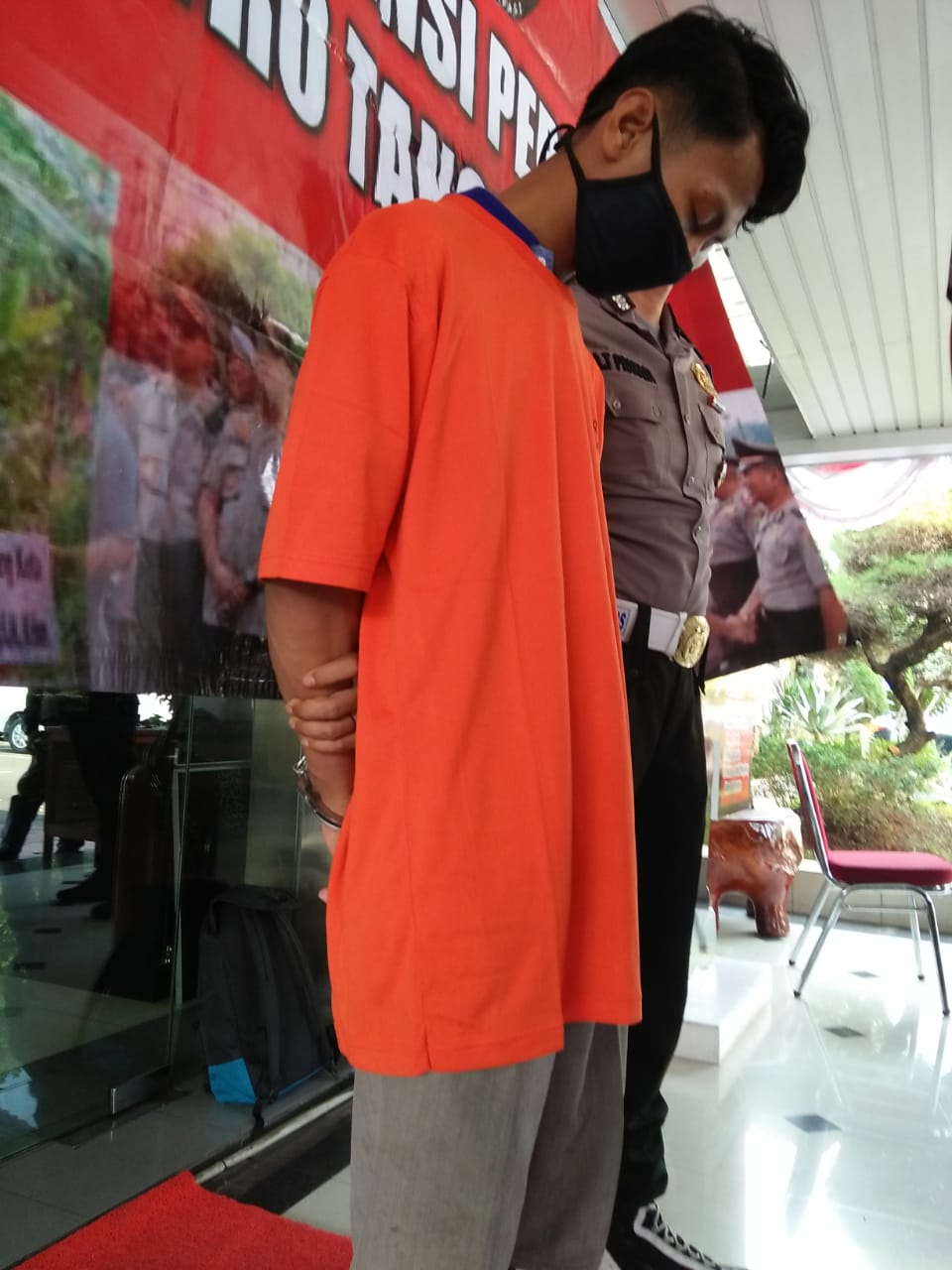 Pelaku pembunuhan. (Foto: WAH)