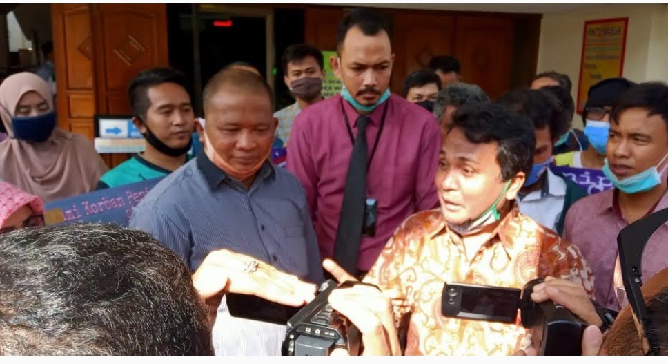 Hartanto Mudjiono di PN Tangerang sebagai kuasa hukum korban penipuan perumahan fiktif